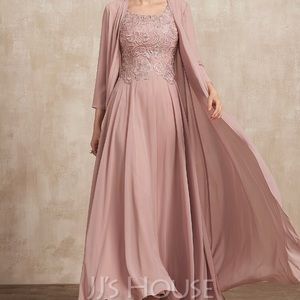 JJ’s house mother of the bride dress dusty rose, size 6, Brand New